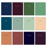 Комплект тетрадей со справочными материалами Лёгким почерком, софт-тач ламинация, A5 48 л. 12 шт на скобе 65 г/м², белизна 100% 1 шт, клетка/линия, 01886 12 предметов, Светоч Т297