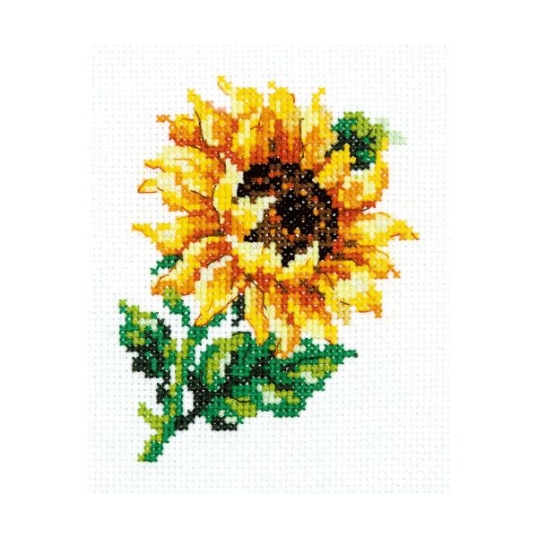 Набор для вышивания нитками Чудесная игла, Подсолнушек, 9х11 см