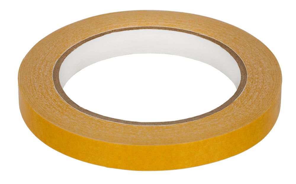 Лента трансфер клеевая 2-сторонняя 12.0 мм / 25 метров, белый, Gamma