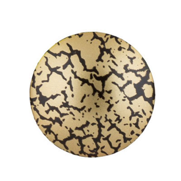 Подхваты шторные магнитные с рисунком ⌀35 мм, 2 шт, 04Е мат. золото (под кракелюр), Gamma