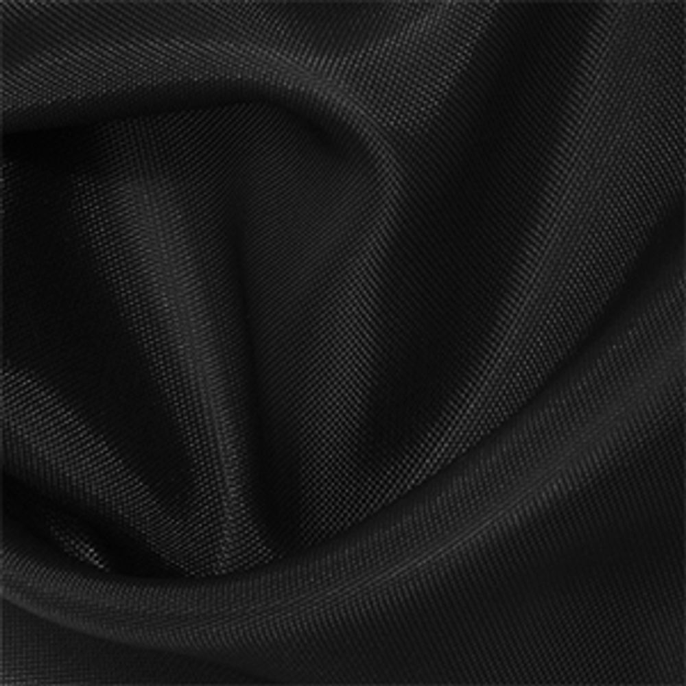 Ткань подкладочная (таффета) 60 г/м², 150 см / 10 метров, 3.ТАФ.С210Т.F322.90.10, F322 черный