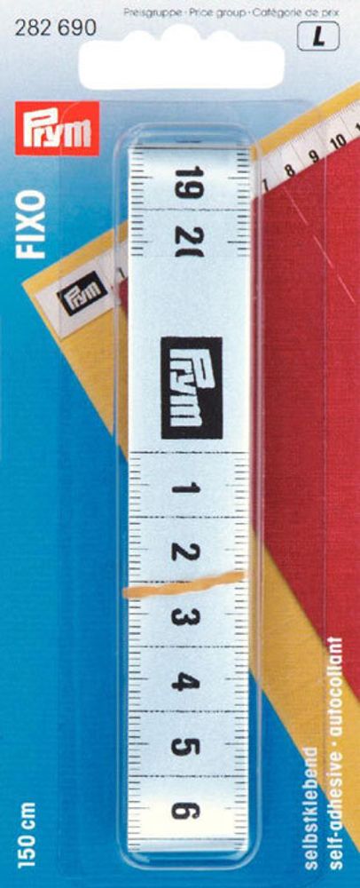 Измерительная лента с сантиметровой шкалой, Фиско для рабочего стола, самоклеящаяся, 0, 1*19*15 282690
