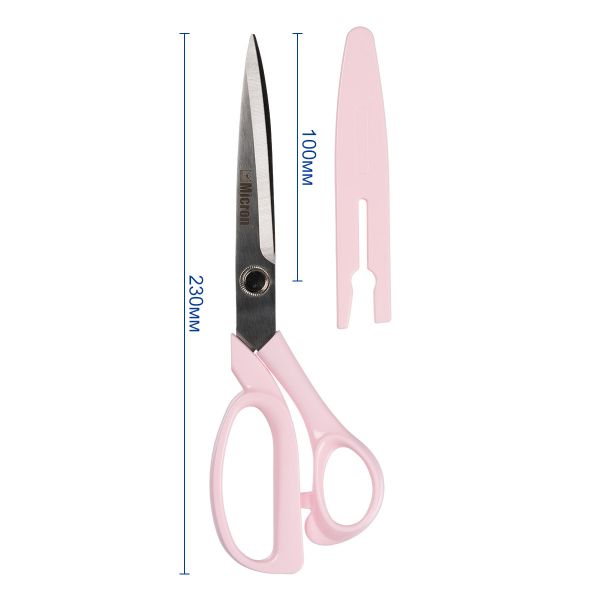 Ножницы закройные (портновские) 23 см, Micron, VIT-38, с защитным колпачком