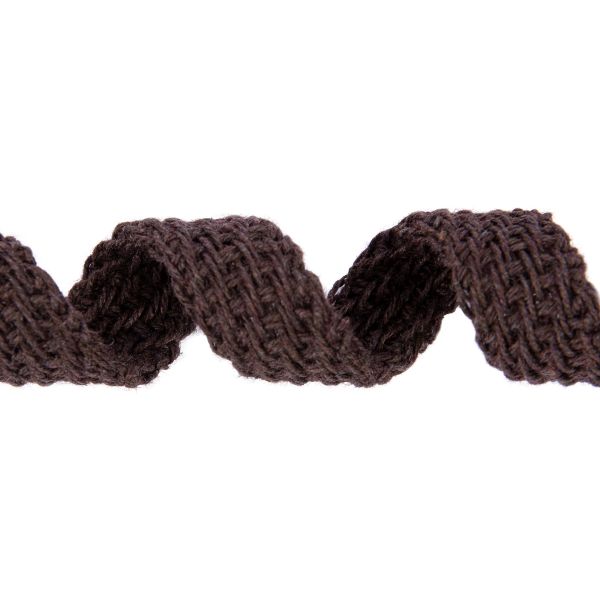 Шнур плоский ⌀9-10 мм, 20 м,±1 м, коричневый, Гамма С3862Г17
