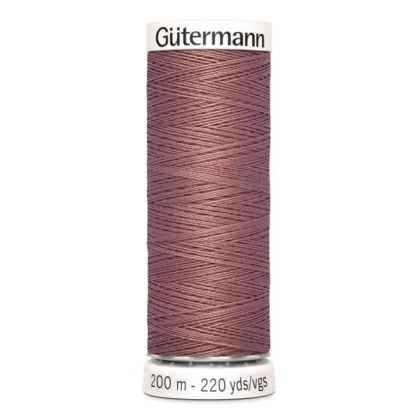 Нитки универсальные Gutermann Sew-all, 200м, 844 пудрово-розовая глина, 5 катушек