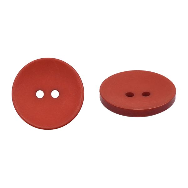 Пуговица 2 прокола 36L=23 мм, Orange, оранжевый, NE188, 36 шт