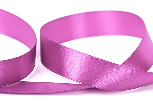 Лента атласная 1-сторонняя 25.0 мм / 33±2 метра, 131 бл.лиловый, Gamma