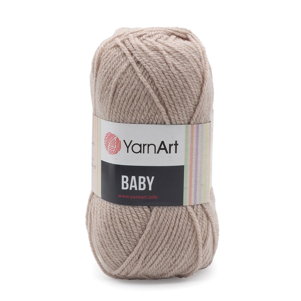 Пряжа YarnArt (ЯрнАрт) Baby / уп.5 мот. по 50 г, 150м, 857 дымчатый