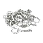 Кольцо для ключей и брелоков ⌀18 мм, никель, 5AS-095, 20 шт