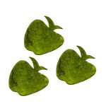 Декоративные элементы из коры дерева "Яблоко", 7см, 8 шт, зеленый