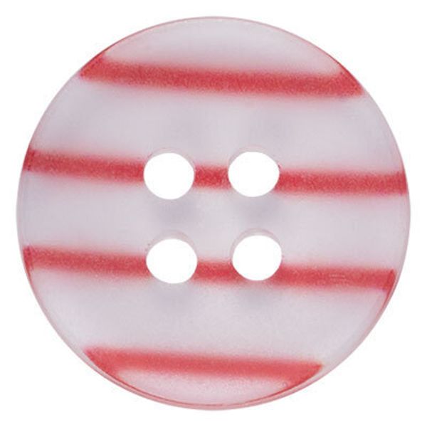 Пуговицы 4 прокола блузочные 10 мм, 10 шт, 01/D518 прозрачный/розовый, Gamma TAY 002