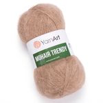 Пряжа YarnArt (ЯрнАрт) Mohair trendy / уп.5 мот. по 100 г, 220м, 116 кофе с молоком