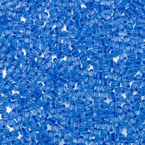 Бусины акрил ромбовидные ⌀8 мм, 500 г, 30 синий, Astra&Craft, 6849802017