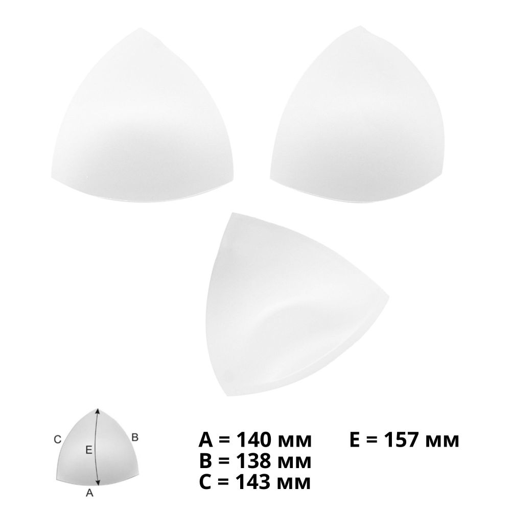 Бельевые чашечки для бюстгальтера Antynea PUSH-UP треугольные б/уст. с наполн., (FC-72.18), разм.65, 01-белый, 10 пар
