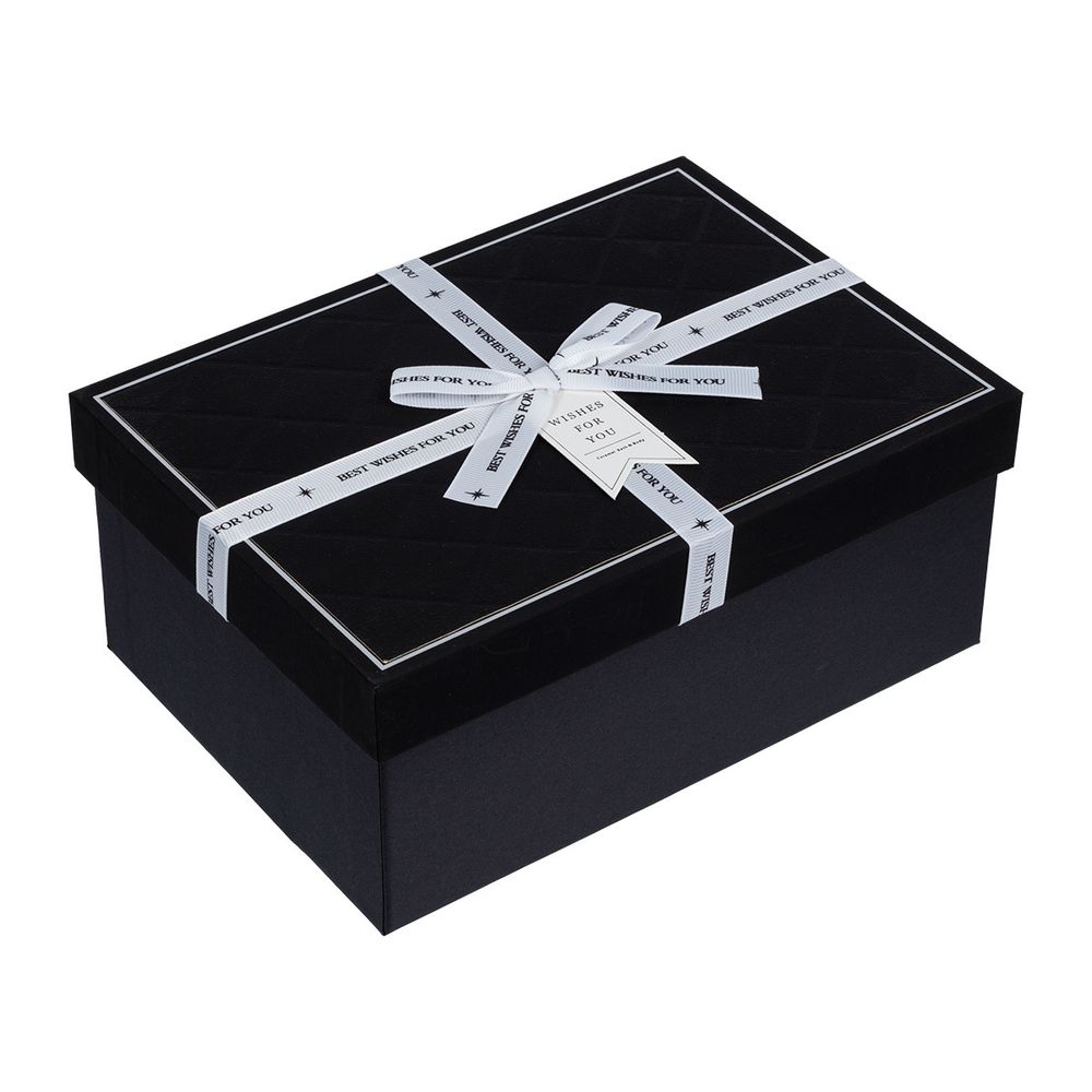 Набор подарочных коробок, 3 шт, 01 черный, Stilerra YBOX-R7-3