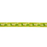 Лента атласная с рисунком 12.0 мм / 22.8 метров, P4/148 листочки/св.салатовый, Gamma ALP-123