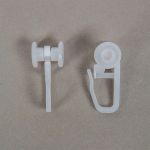 Крючки шторные для карниза 26 мм, ⌀10 мм, ролик, 100 шт