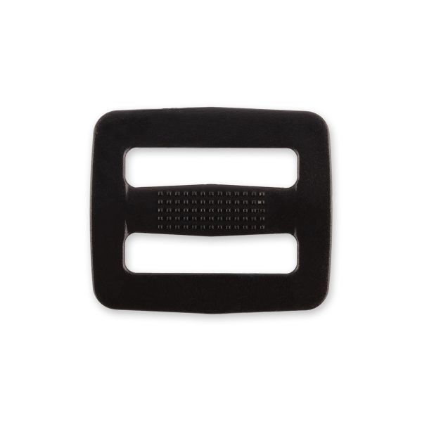 Пряжка двухщелевая 19 мм, 10 шт, черный, Gamma SAR001