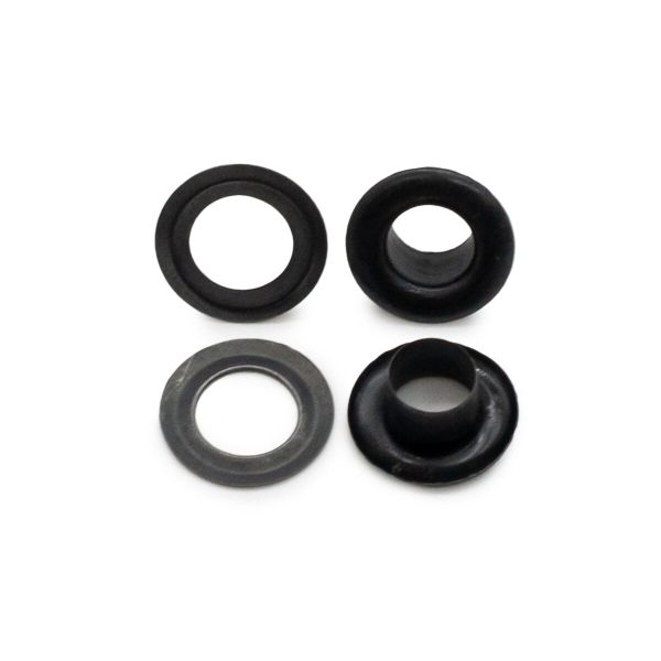 Люверсы металл ⌀_6.0 мм (внутр.), h6.42 мм (внутр.), №4, сталь, New Star, оксид, уп.≈5000 шт