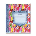 Тетрадь ученическая школьная A5+ 24 л. на скобе 65 г/м², белизна 100% 30 шт, клетка, 000374 Сладкоежка, Светоч 24ТСКд5_1_3_1