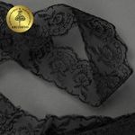 Кружево капроновое 45 мм / 9.14 м, TBS.30010 цв.039 черный, Kruzhevo