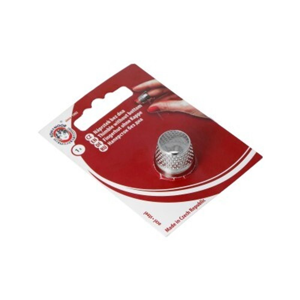 Напёрсток без дна никель на картоне 36 (4024), №0 ⌀16 мм, KOH-I-NOOR 36 (4024)