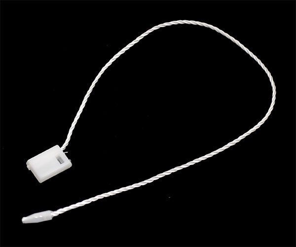 Биркодержатели пломба пластик 19см цв. белый (уп. 1000 шт)