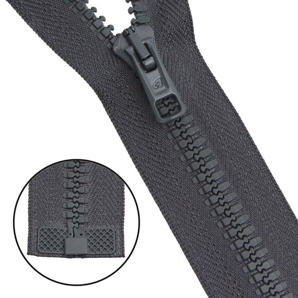 Молния трактор Arta Т6 (6 мм) 1 зам., разъем., 85 см, цв. 123 графит, уп.5 шт