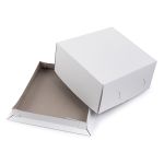 Кондитерская коробка для торта Хром-эрзац 21х21х10 см, S-Chief BFC-009