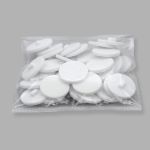 Пуговицы на ножке 44L (28мм), пластик (White (белый матовый)), 36 шт, CN K-33