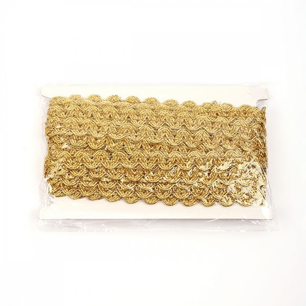 Тесьма отделочная 20 мм / 13.71 метров, TBY 907 цв.золото