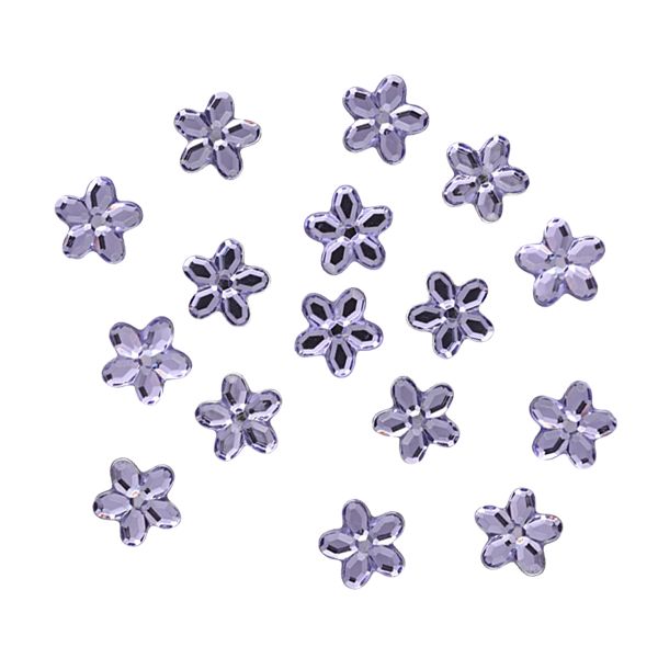 Кабошон декор подарков Цветы 10 мм, 15 шт, сиреневый, Dress it up