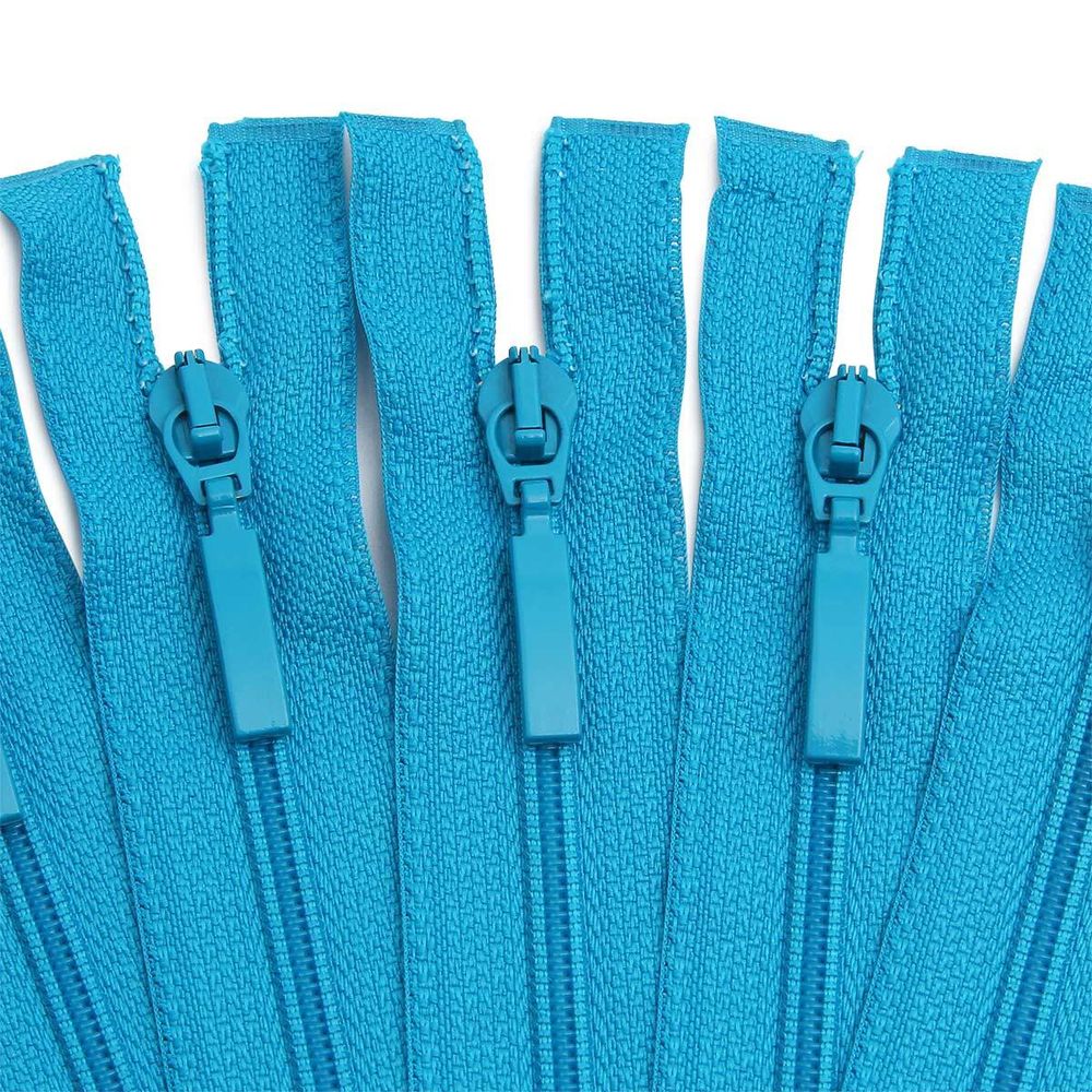 Молния спираль (витая) Arta Т5 (5 мм) 1 зам., разъем., 80 см, цв. 549 бирюза, уп.5 шт