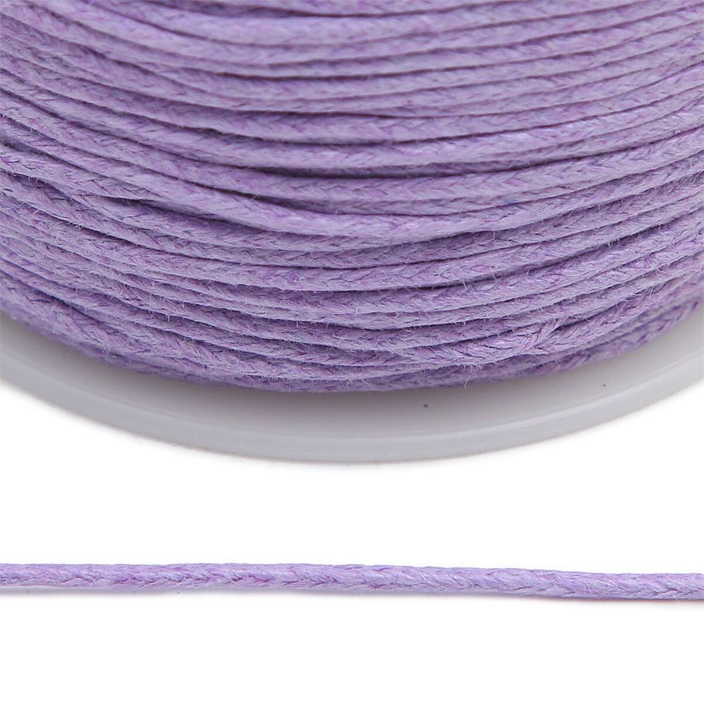 Шнур вощеный ⌀1.0 мм / 100м цветной на катушке 0371-9002 (167 аметист)