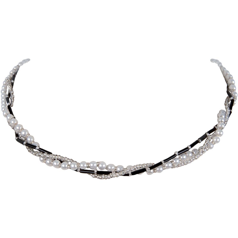 Набор для бисероплетения Klart 11-505, Чокер Черно-золотой