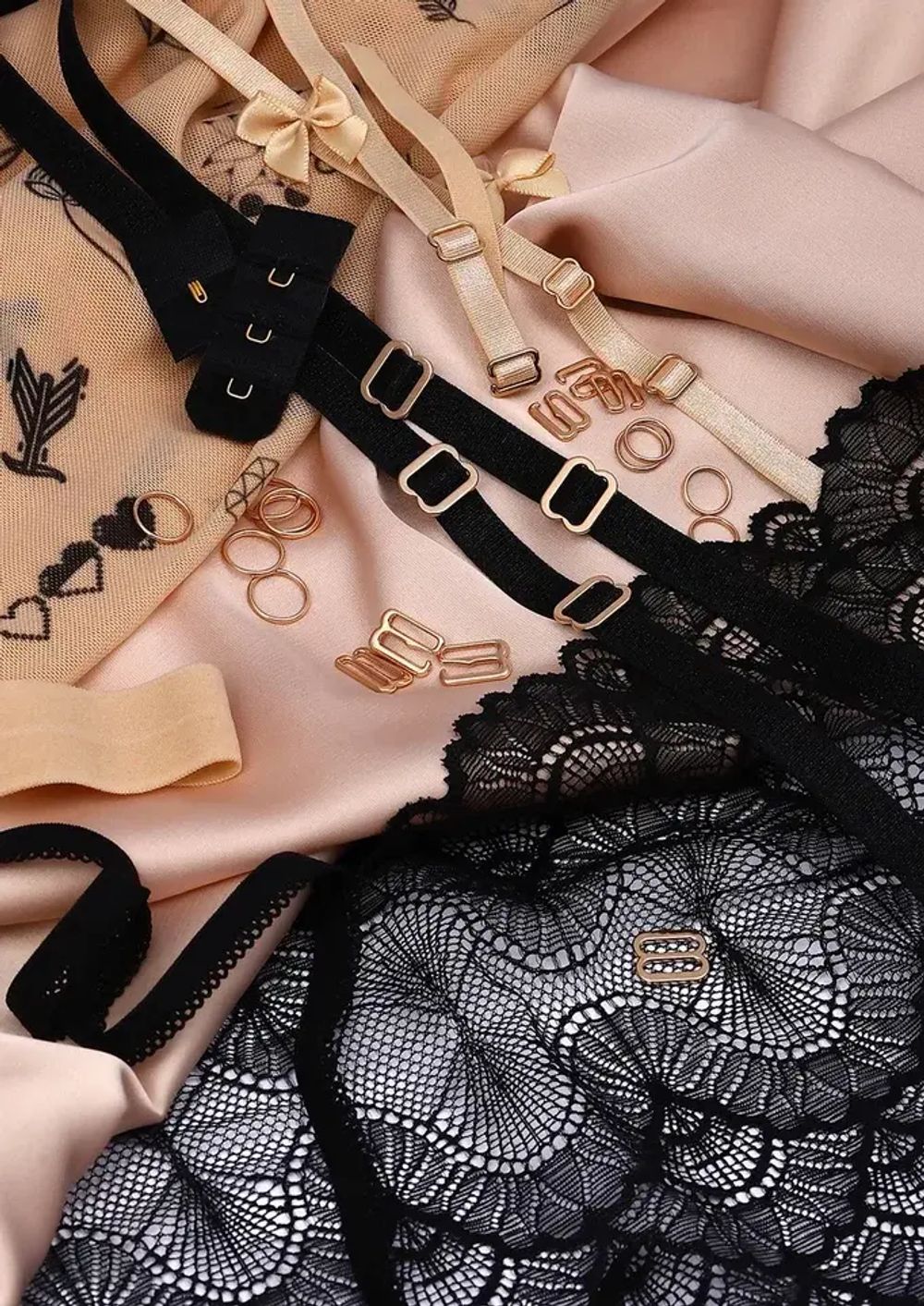 Резинка бельевая (окантовочная) матовая 20.0 мм / 1000 метров, бежевый S126