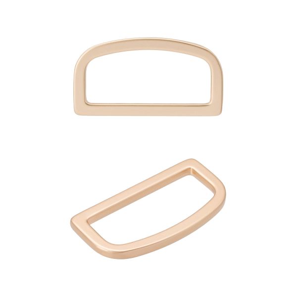 Полукольцо литое металл 25мм (30х16мм), золото, MB2345, 6 шт