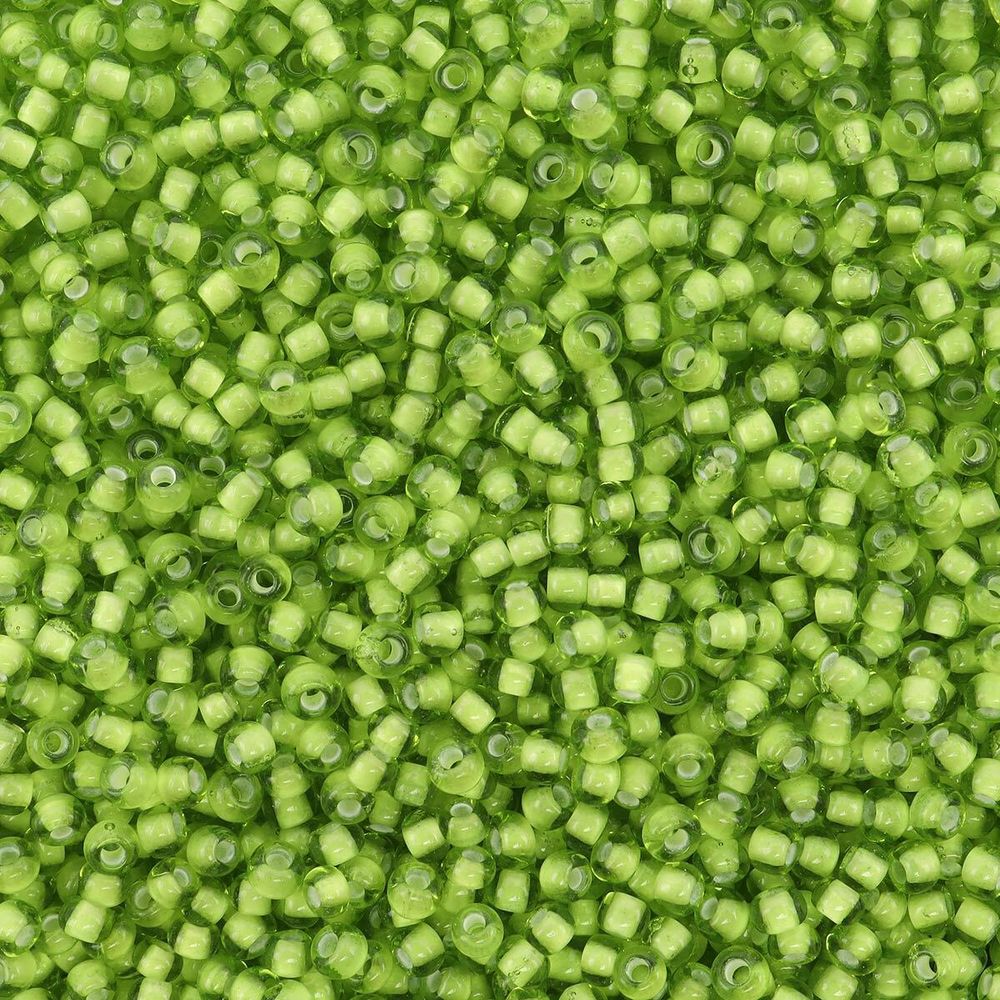 Бисер Preciosa прозрачный с цв. центром 10/0 (2.3 мм), круг.отв, 50 г, (55226)