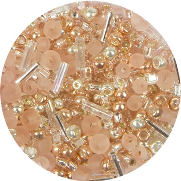 Бисер Toho Mix 2, 25 г, 3213 розово-золотой