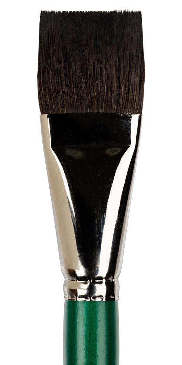 Кисть имитация белки плоская №10, 1 шт, короткая ручка, Vista-Artista 90212-12