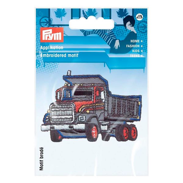 Термоаппликация Грузовик серый/многоцв, Prym