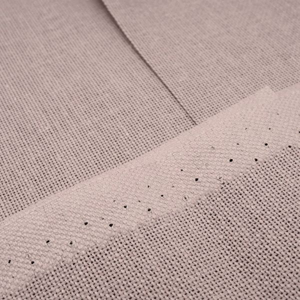 Канва равномерная цветная, 100% хлопок, 49х50 см, 30ct, Astra&Craft (бежевая), 785(802)