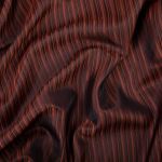 Ткань подкладочная (таффета) с рисунком 96 г/м², 100х145 см, 021 коричневый в полоску, Gamma JTR