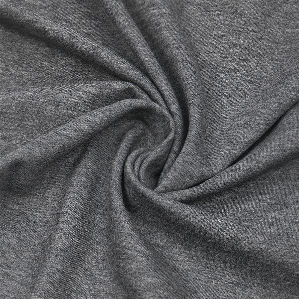 Футер 2-нитка петля поликоттон стрейч 220 г/м², 160 см / 3 метра, ФУТ2Х.TBY.ХЛ-ПЭ.СВ.СЕР.МЕЛ.3, цв.св.серый меланж