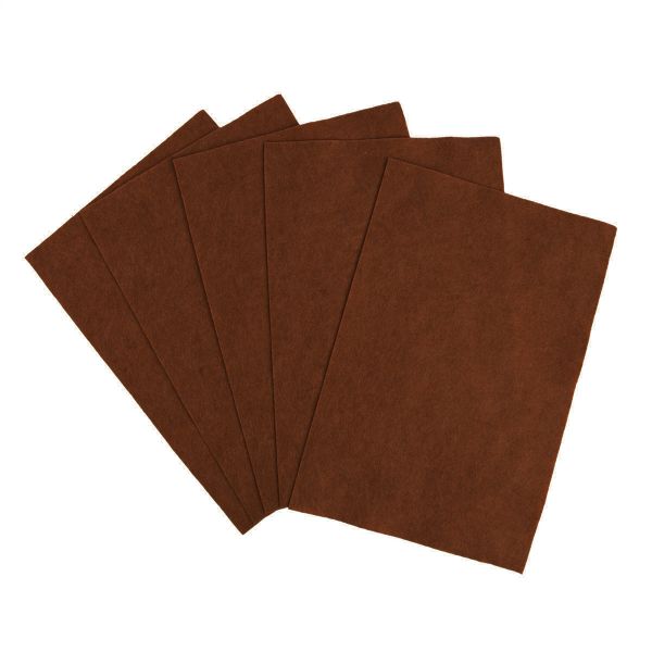 Фетр листовой 1 мм, 20х30 см, 5 шт, 063 св.коричневый, Blitz FKC10-20/30