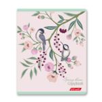 Тетрадь ученическая общая, софт-тач ламинация, A5+ 96 л. на скобе 60 г/м², белизна 100%, 5 шт, клетка в термоусадочной пленке, 000787 Розовая дымка, Светоч 96ТЕТк-006