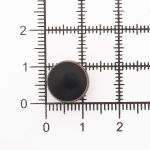 Пуговицы на ножке 18L (11мм), металл (Black/G (черный/золото)), MEs-2013, 36 шт