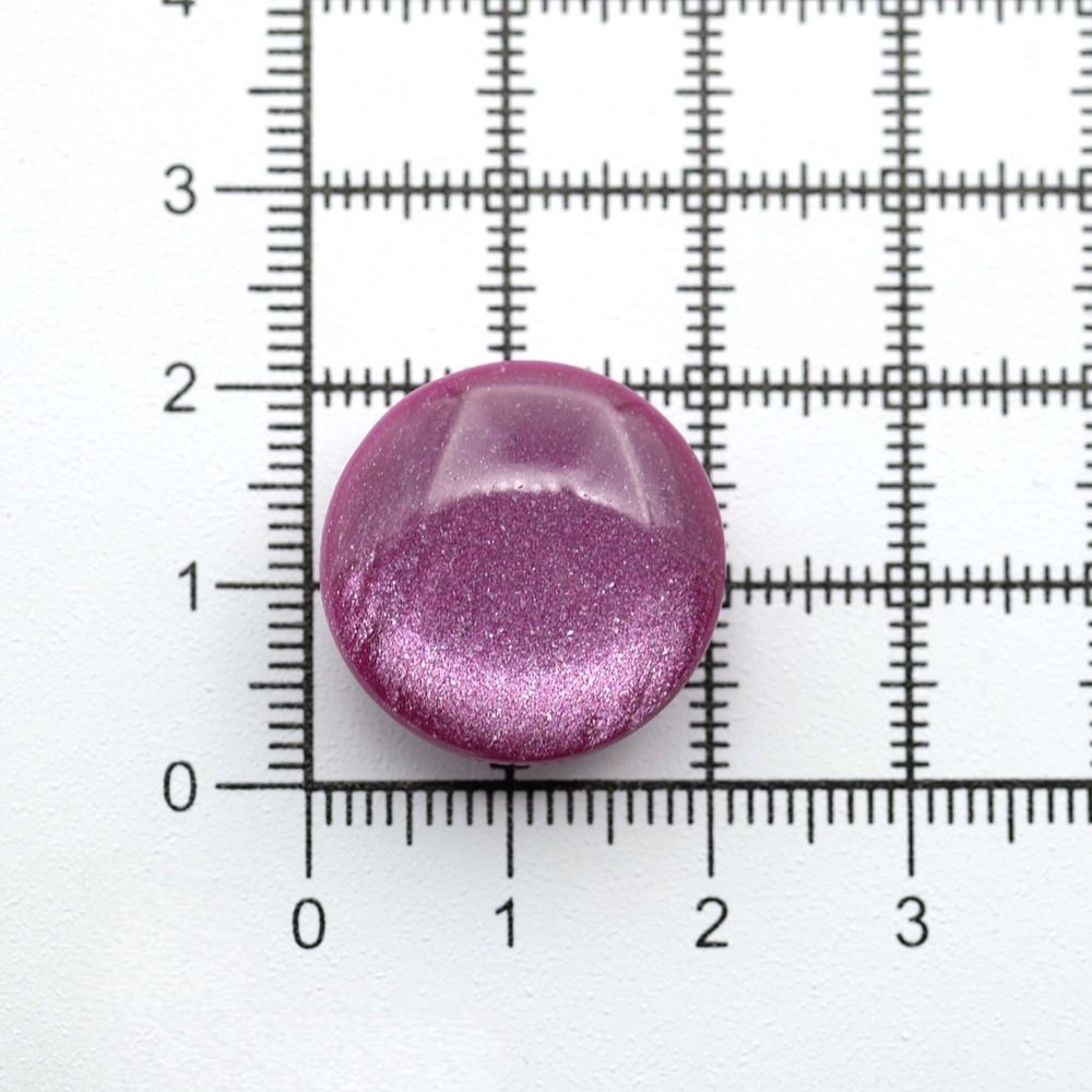 Пуговица на ножке 32L=20мм, пластик, CR P-45, col.14 фиолетовый, 72 шт