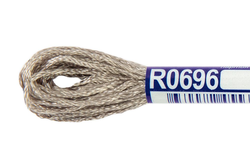 Мулине Gamma вискоза 100%, цв.R0696 под т.серебро, 12 мотков по 8 метров