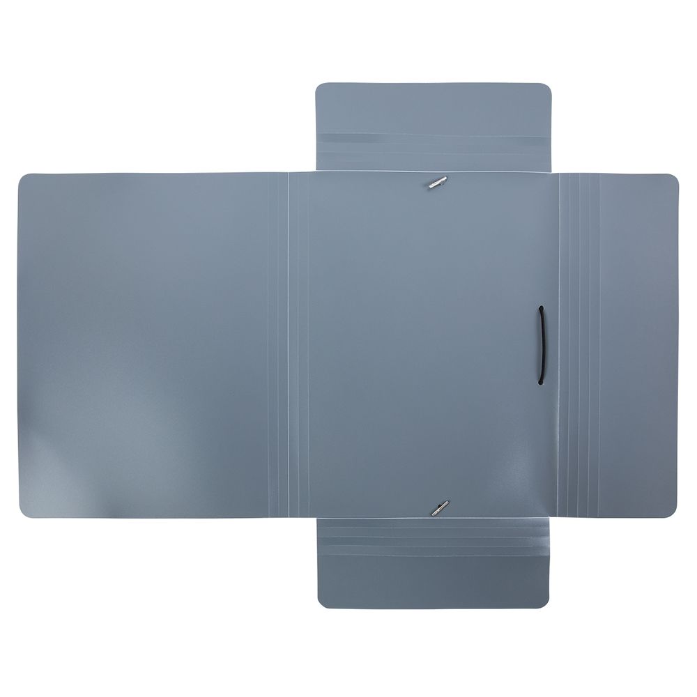 Папка на резинке A4 600 мкм 35 мм, волокно, 5 шт, серый new EC21043015, Expert Complete